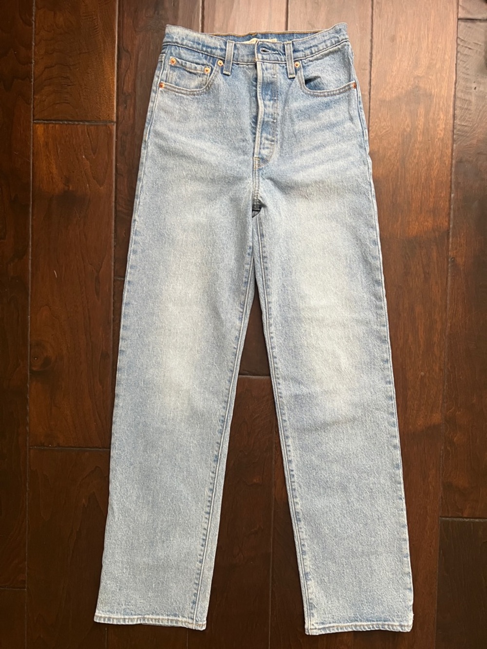 Levi's Light Wash Straight Leg Jeans